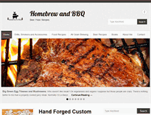 Tablet Screenshot of homebrewandbbq.com